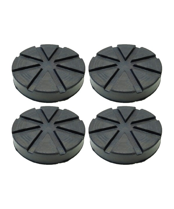 4 Pezzi Tamponi a Cuffia in Gomma Tondo per Ponti Sollevatori Diametro 123mm Spessore 30mm