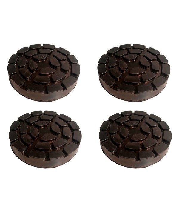 4 Pezzi Tamponi a Cuffia in Gomma Tondo 130x23mm Per Ponte Sollevatore Ravaglioli Sirio Space