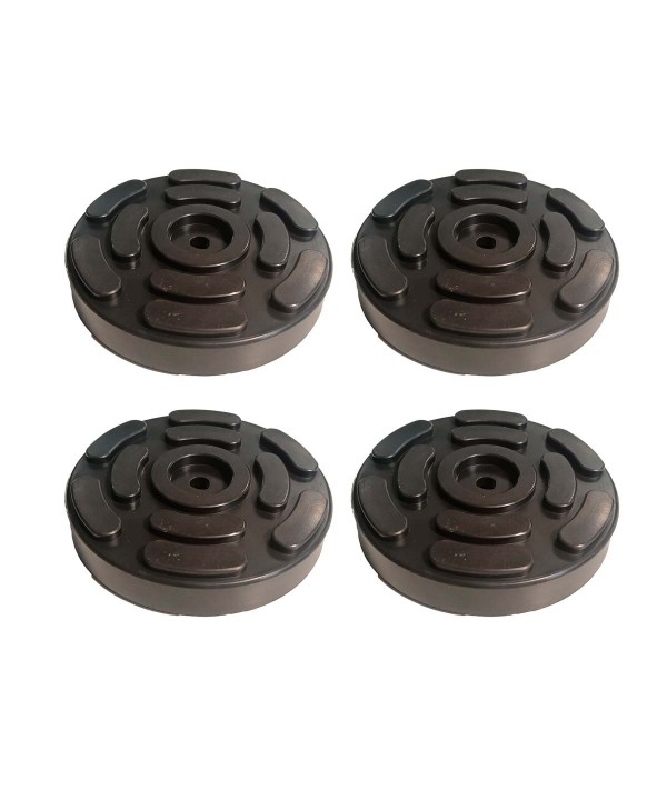4 Pezzi Tamponi a Cuffia in Gomma Tondo 140x27mm Co Foro Centrale Per Ponte Sollevatore Ravaglioli OMCN
