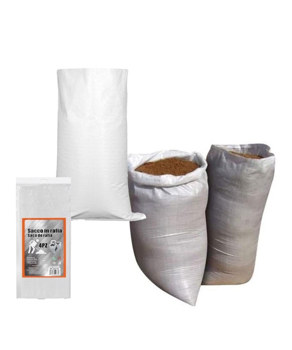 24pcs Sacchi in Rafia per Detriti 55x85cm