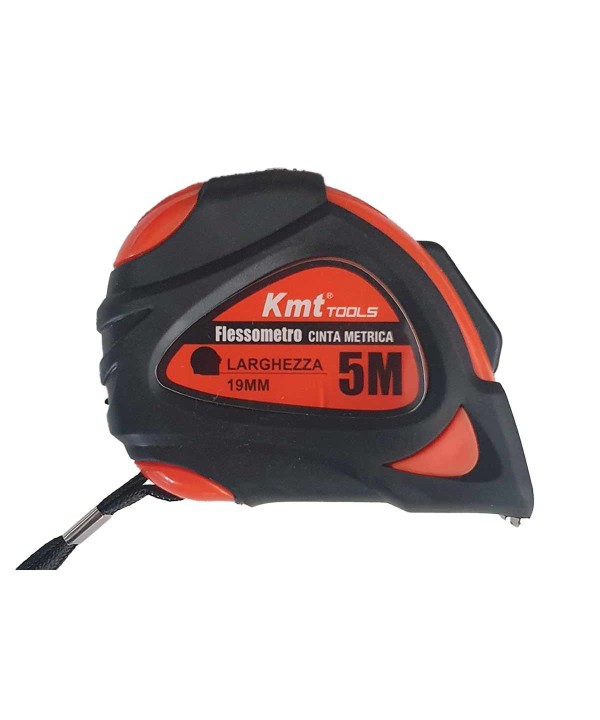 Flessometro Professionale Metro a Nastro Autobloccante Clip per Cintura e Puntina Magnetica 5M