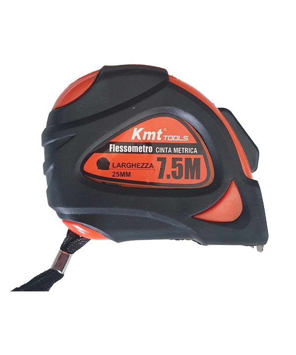 Flessometro Professionale Metro a Nastro Autobloccante Clip per Cintura e Puntina Magnetica 7,5M