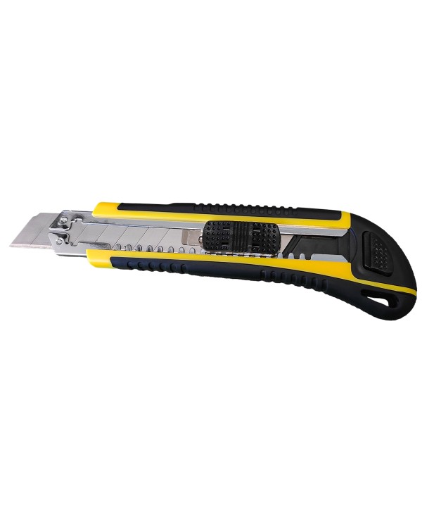 Taglierino Cutter Professionale 18mm + 2 Lama di Ricambio