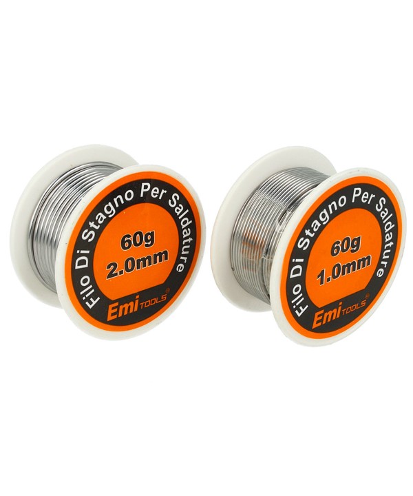 Kit Filo Stagno Per Saldature 1mm X 60g 2mm X 60g