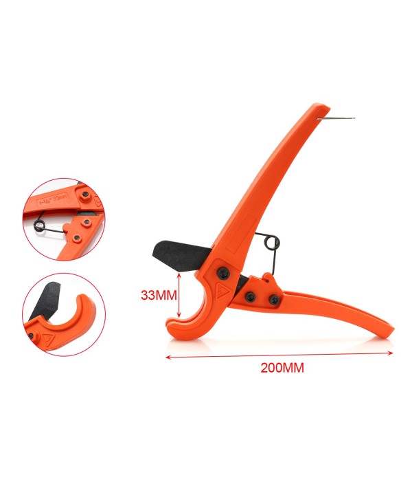 Pinza Tagliatubi Con Manico In Plastica Lunga 200mm Apertura Massima 32mm