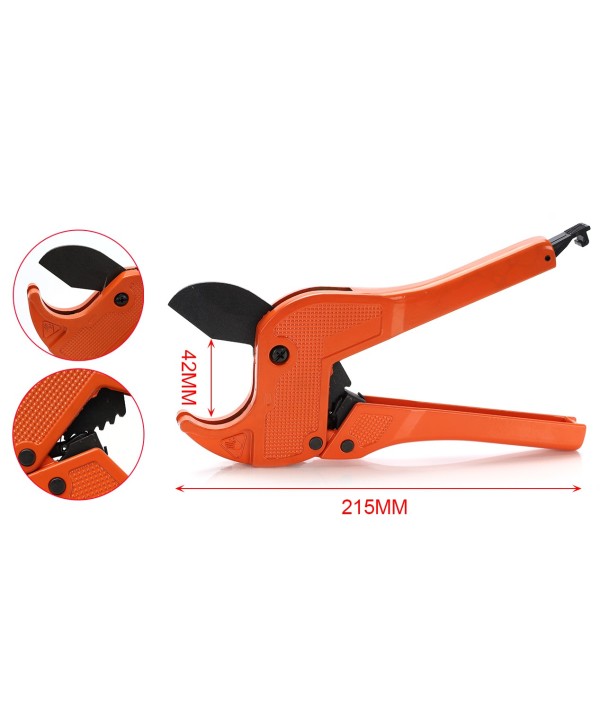 Pinza Tagliatubi A Cricchetto Cesoie Per Tagliare Tubi Con Manico In Lega Lunga 215mm Apertura Massima 42mm