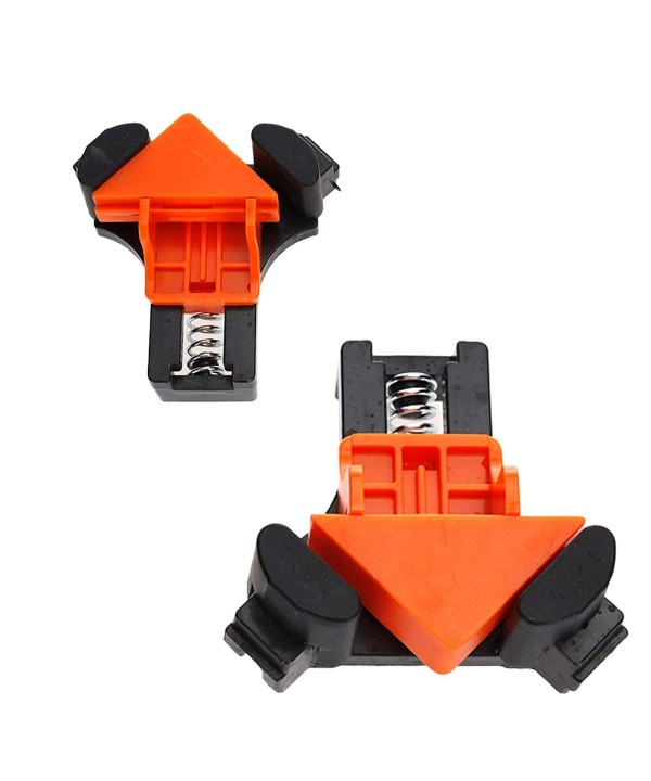 2 Pezzi Morsetti ad Angolo Retto in Plastica ABS per Lavorazione del Legno per Piastre da 5 a 22mm
