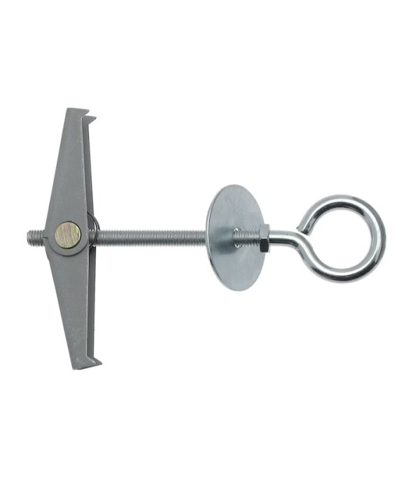 2 pcs Tassello a Farfalla in Acciaio con Occhiolo Chiuso M5x90mm