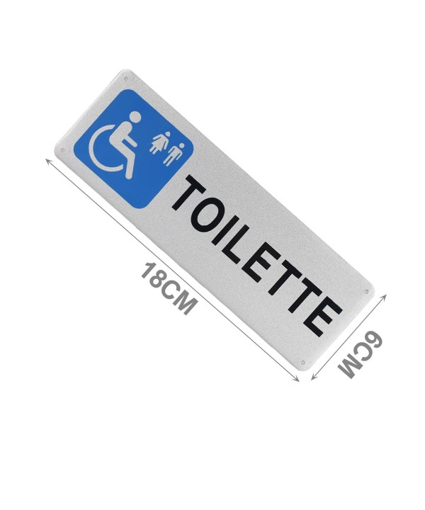 Cartello Segnelatico Toilette 5*18CM