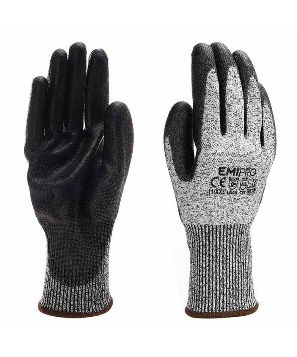 Guanti da Lavoro Livello 5 taglia XXL/11 colore nero/grigio