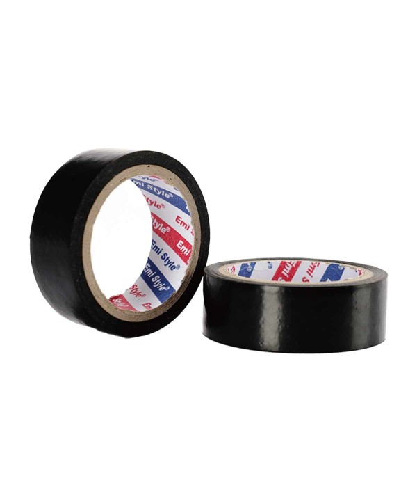 2 Nastri Isolanti Elettrici in PVC 19mm Lunghezza 5m Nastro Industriale per Cablaggio e Manutenzione Colore Nero