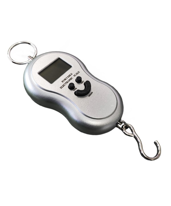 Bilancia Portatile Elettronica Con Gancio Fino a 50KG Per Cucina e Valigia