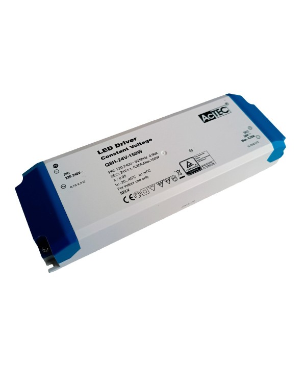 Alimentatore Trasformatore CV 150W 24V 6,25A Tensione Costante 210X67X34mm