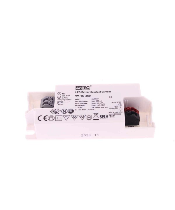 Led Driver CC Corrente Costante 350mA 30V-42VDC Per Alimentare Led Max 15W