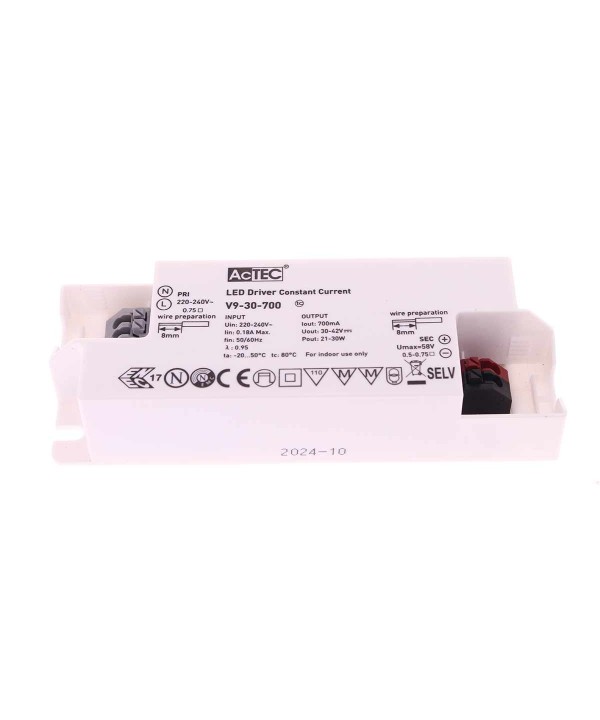 Led Driver CC Corrente Costante 700mA 30V-42VDC Per Alimentare Led Max 30W