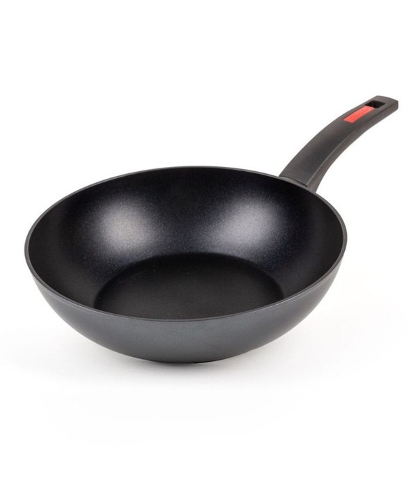 Wok Induzione Padella Profonda Induzione Antiaderente Diametro 28cm Spessore 4mm