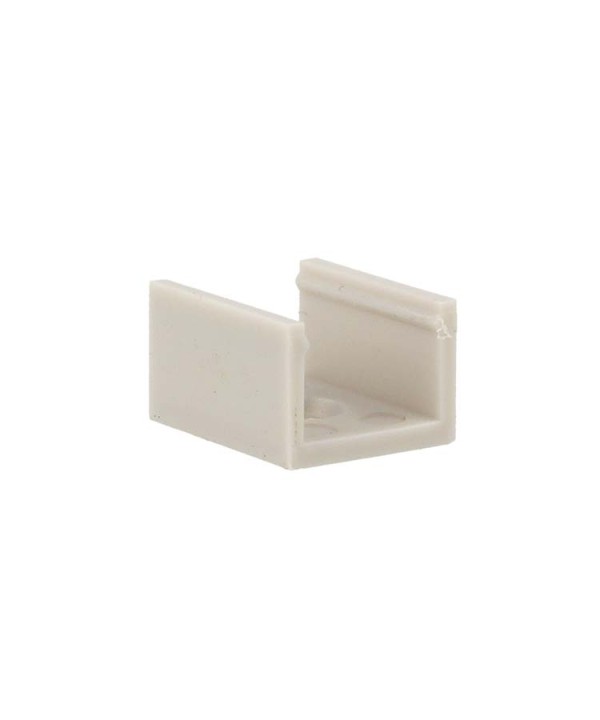 Clip Guida Gancio PC Per Fissaggio a Muro Del Profilo Alluminio Super Slim Da 6mm BA1008