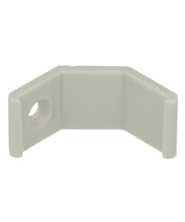 Clip Guida Gancio Plastica Per Fissaggio Profilato Alluminio Angolare Spesso Curva 45 Gradi BA3109