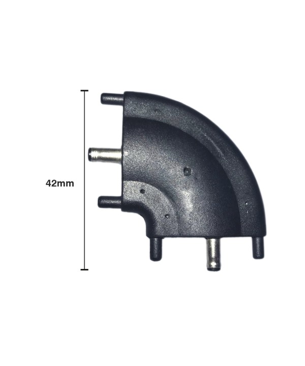 Giunto Angolare a L Connettore 3.5x1.35mm 12V DC Per Barra Led Sottopensile Cucina Armadio
