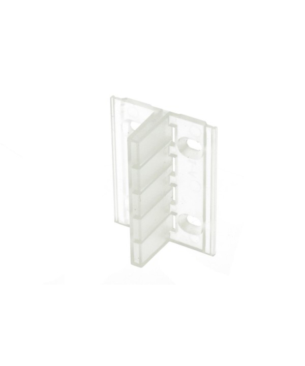 Clip Guida Gancio Lineare Plastica Per Fissaggio a Muro Parete Profilato Alluminio BA4420