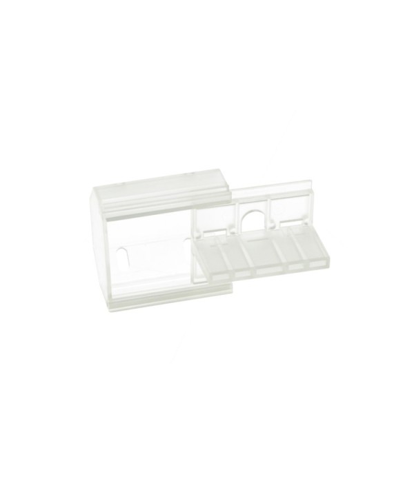 Kit Clip Gancio Plastica Per Fissaggio Angolo Interno Muro Parete Del Profilato Alluminio BA4420