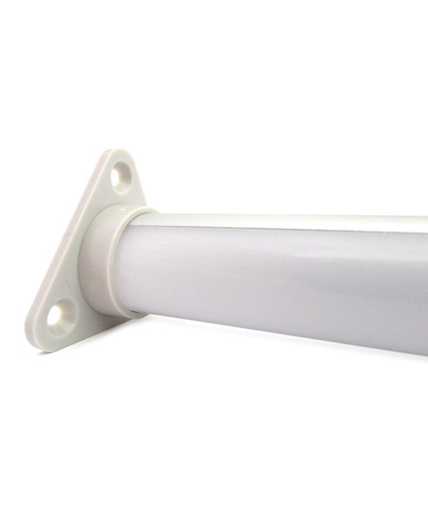Gancio Supporto per Fissaggio da Parete in Armadio del Profilo Barra Alluminio BA6001 come Tubo Bastone Appendiabiti