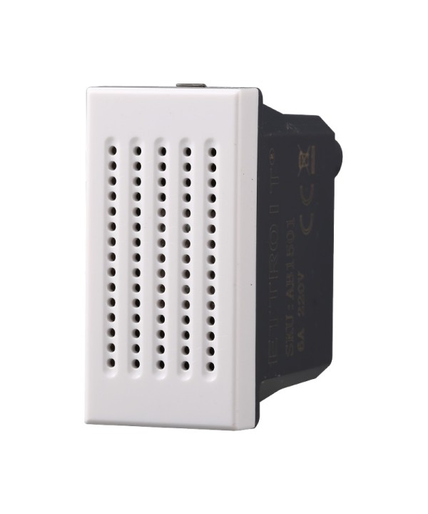 ETTROIT Ronzatore 220V 6A Colore Bianco Compatibile Con Bticino Axolute