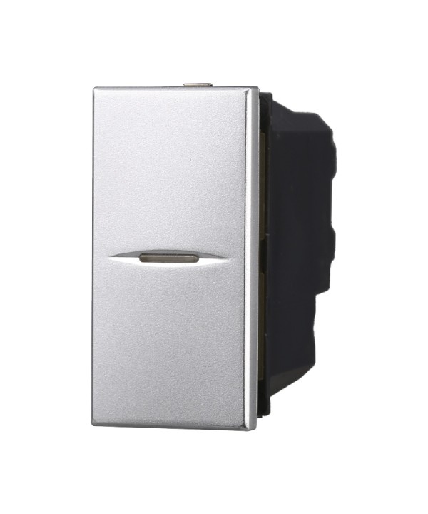 ETTROIT Invertitore Assiale 1P 16A Colore Grigio Compatibile Con Bticino Axolute
