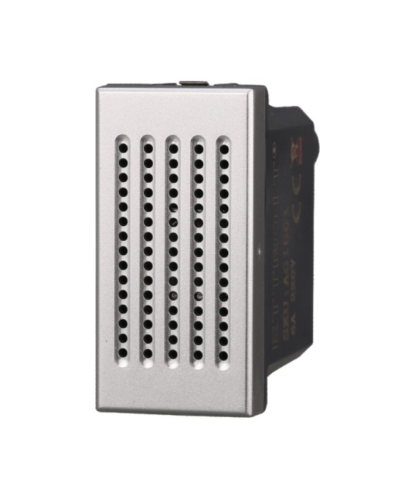 ETTROIT Ronzatore 220V 6A Colore Grigio Compatibile Con Bticino Axolute