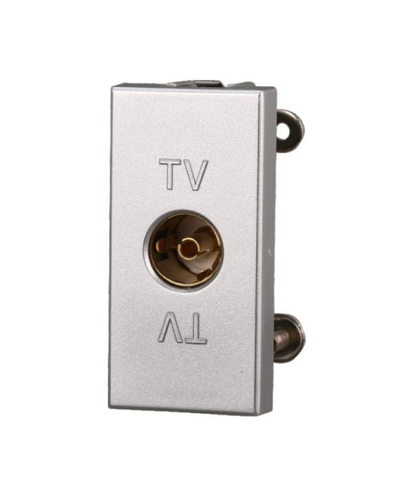 ETTROIT Connettore Presa TV Femmina Colore Grigio Compatibile Con Bticino Axolute