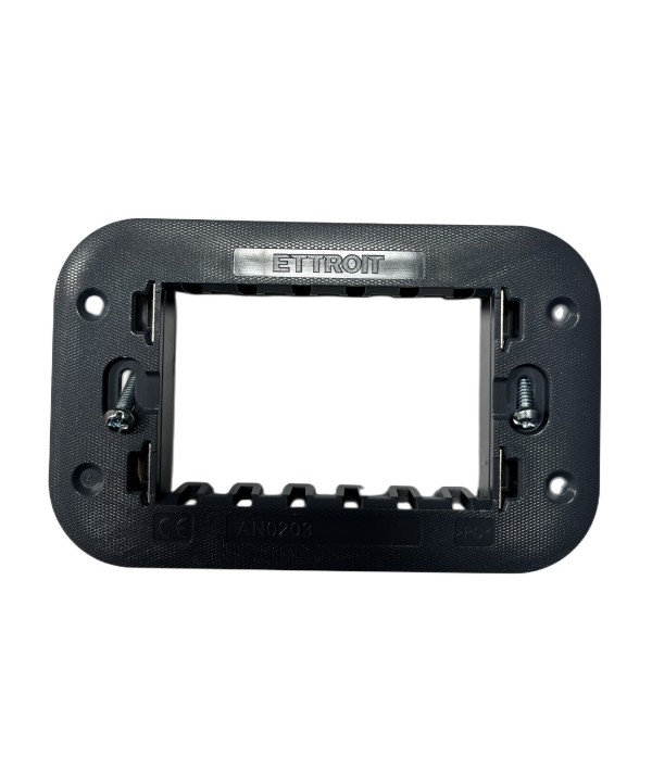 ETTROIT Supporto 3P Serie Moon 3 Posti Per Scatole 503 Compatibile Con Bticino Axolute
