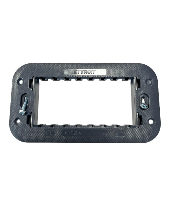 ETTROIT Supporto 4P Serie Moon 4 Posti Per Scatole 504 Compatibile Con Bticino Axolute
