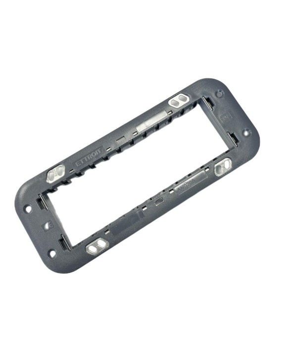ETTROIT Supporto 6P Serie Moon 6 Posti Per Scatole 506 Compatibile Con Bticino Axolute