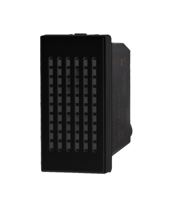 ETTROIT Suoneria 220V 6A Colore Nero Compatibile Con Bticino Axolute