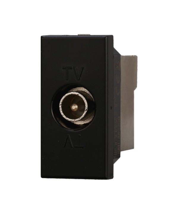 ETTROIT Connettore Presa TV Terminale Maschio Colore Nero Compatibile Con Bticino Axolute