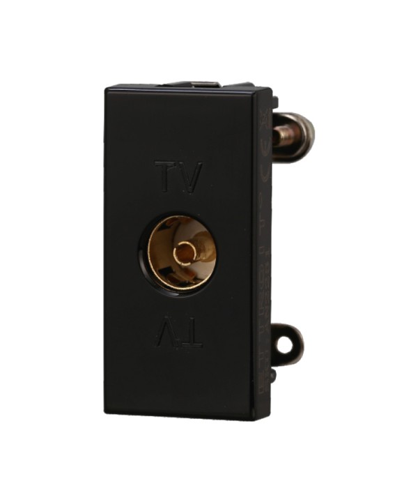 ETTROIT Connettore Presa TV Femmina Colore Nero Compatibile Con Bticino Axolute