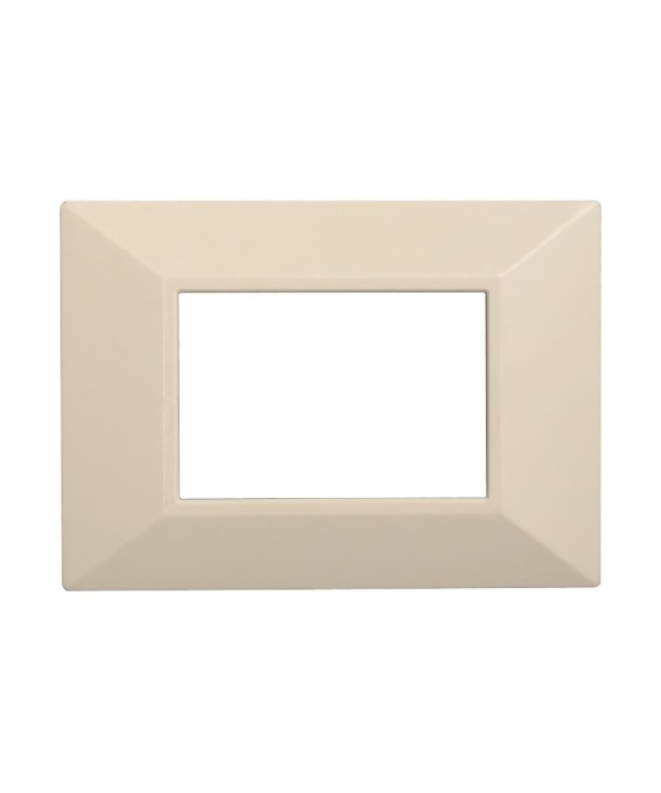 ETTROIT Placca Piramide Serie Moon 3P Colore Sabbia Compatibile Con Bticino Axolute