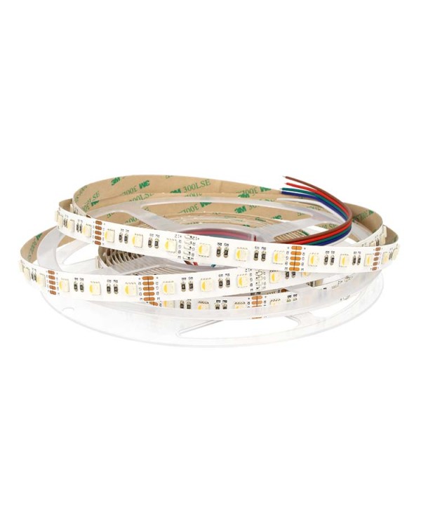 Bobina Led RGBW Caldo RGB+WW 12V 20W/M 300 Smd 5 Metri