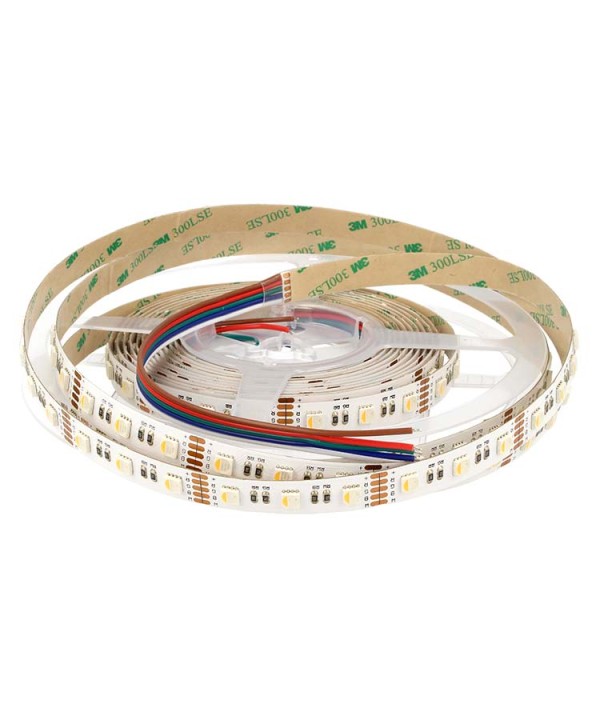 Bobina Led RGBW Neutro RGB+NW 12V 20W/M 300 Smd 5 Metri
