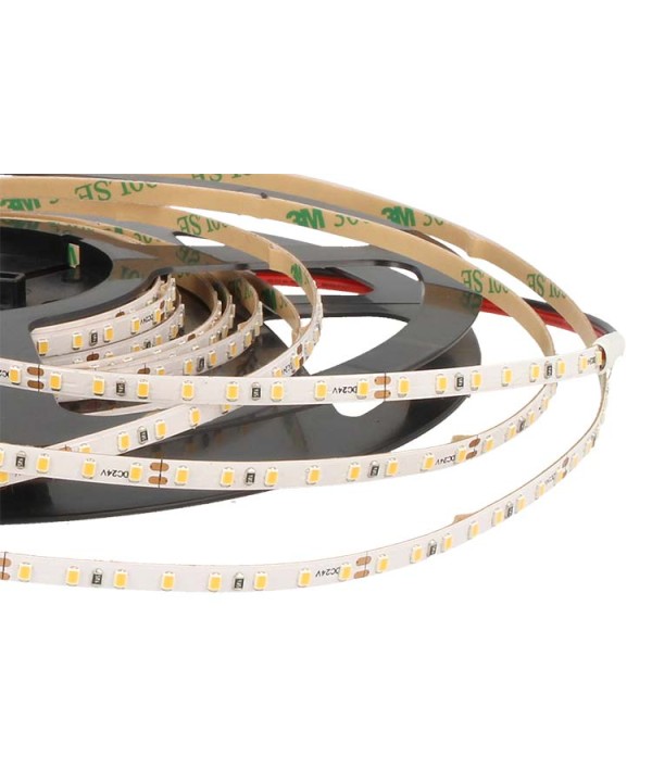 24V Bobina Led 4mm 17W/M Bianco Caldo 2700K 800 Smd 2216 5 Metri CRI90