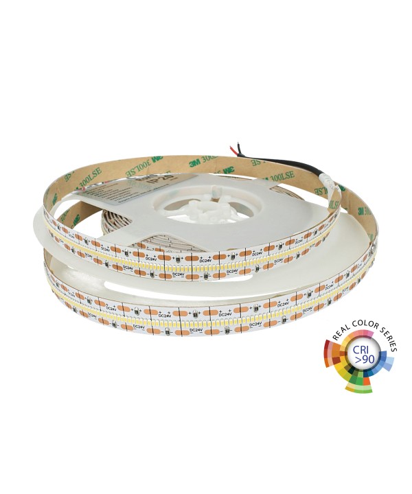 24V Bobina Led 21W/M 2000LM/M 3000K CRI 95 IP20 3500 SMD 2110 5 Metri SKU-2602