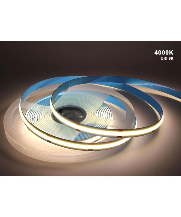 24V Bobina Led COB 10W/M 120LM/W 1200LM/M Bianco Neutro 4000K CRI 90 IP20