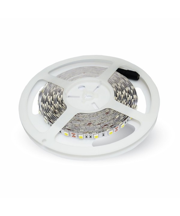 24V Bobina Led 300 SMD 5050 9W/M Bianco Freddo IP20 5 Metri Per Illuminazione Camion Barca SKU-212430