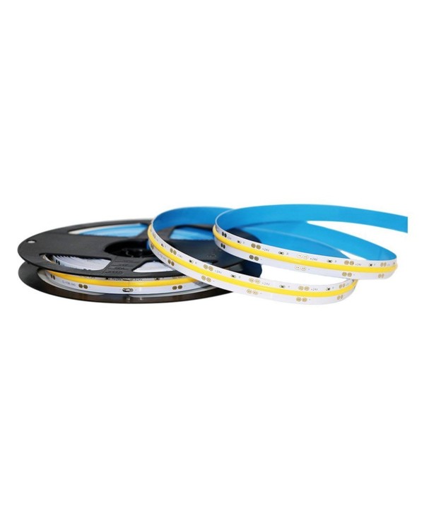 24V Striscia Led COB 4000K 10W/M 950LM/M IP20 5 Metri Larga 8mm SKU-212653