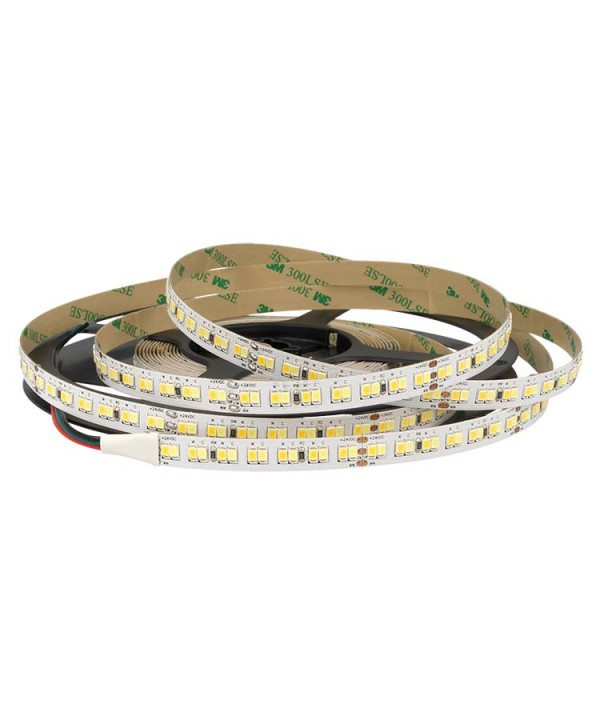 24V Bobina Striscia Led CCT 30W/M Bianco Caldo Neutro Freddo Tutto In Uno Da 2700K A 6500K 5 Metri IP20 1120 Smd 2835