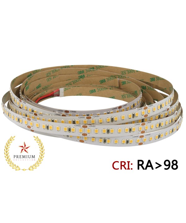 24V Bobina Led 18W/M CRI 98 Sun Feel Bianco Freddo 800 Smd 2835 5 Metri