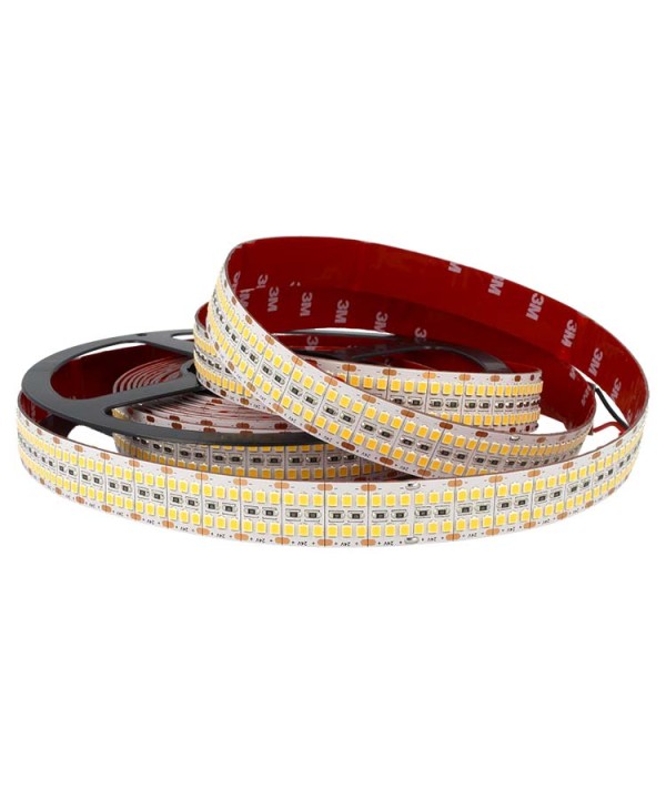 24V Bobina Led 20mm 75W/M Bianco Caldo 2400 SMD 2835 5 Metri