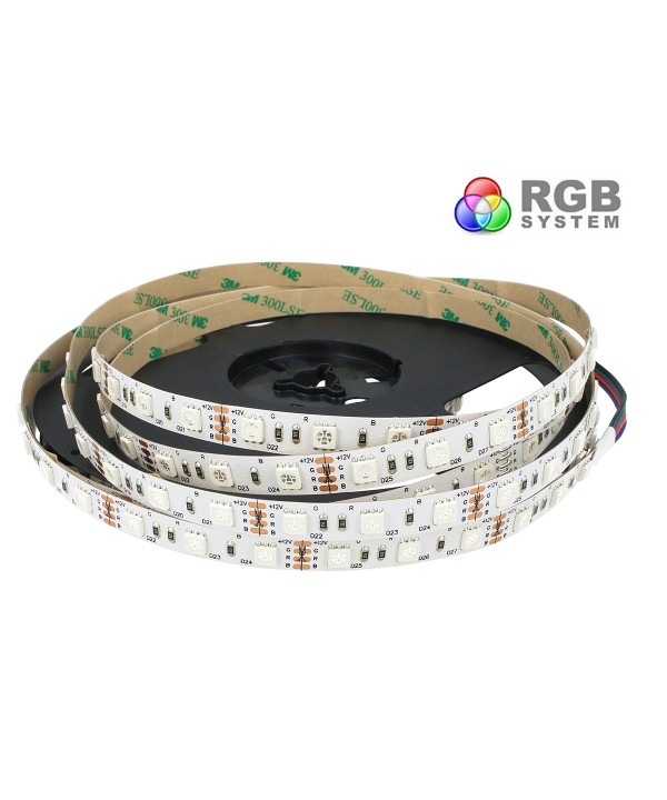 Bobina Led RGB 12V 300 Smd 5050 IP20 Biadesivo 3M