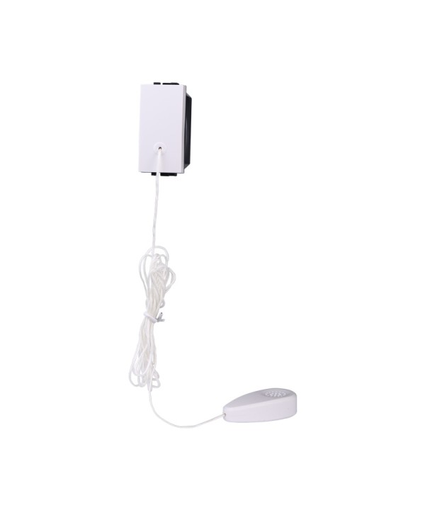 ETTROIT Pulsante Tirante Con Corda 1P 10A Colore BIANCO Compatibile Con Bticino Living Light