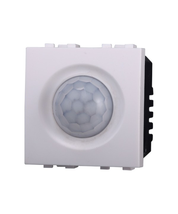 ETTROIT Sensore Movimento PIR Timer 2P 2M Colore BIANCO Compatibile Con Bticino Living Light
